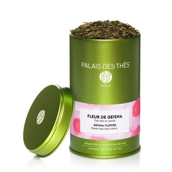 картинка Зеленый чай "Цветок Гейши", металлическая баночка Palais Des Thés