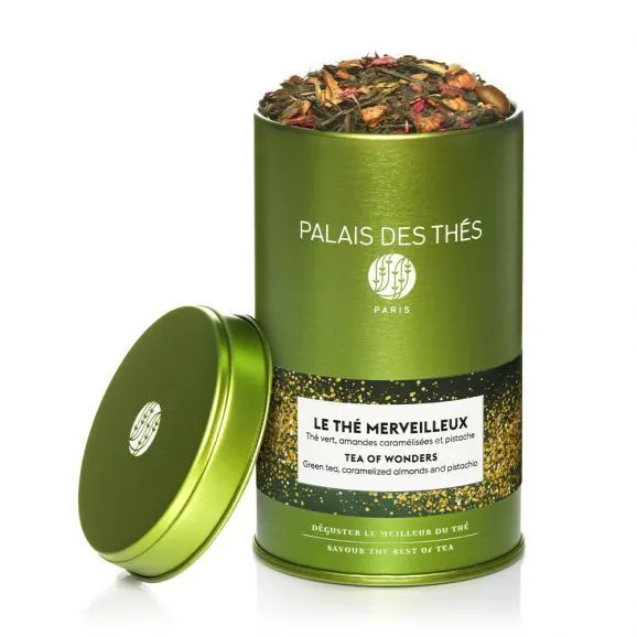  Зеленый чай "Блестящий чай", металлическая баночка Palais Des Thés