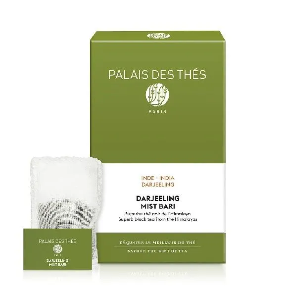  Чёрный чай "Туманы Дарджилинга Био", муслиновые пакетики Palais Des Thés