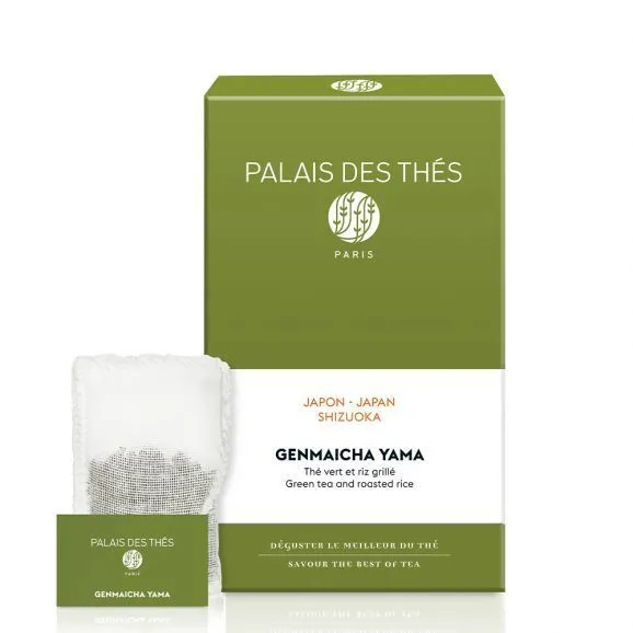 Зелёный чай "Генмайча Йама Био", муслиновые пакетики Palais Des Thés
