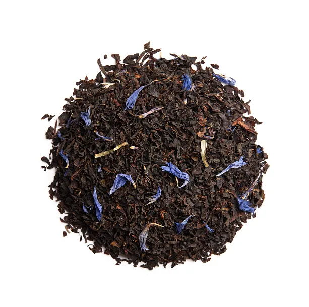 картинка Черный чай "Эрл Грей с лепестками василька Био", пакет Palais Des Thés