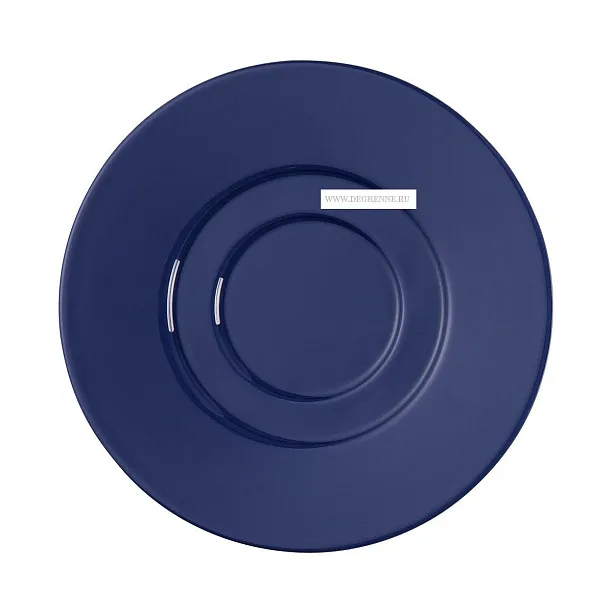 картинка Блюдце керамическое 15 см, синее, Empileo Bleu Gourmet  Palais Des Thés