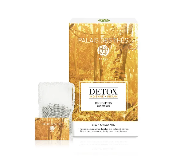 картинка Черный Чай "DETOX Индия. Пищеварение", муслиновые пакетики Palais Des Thés