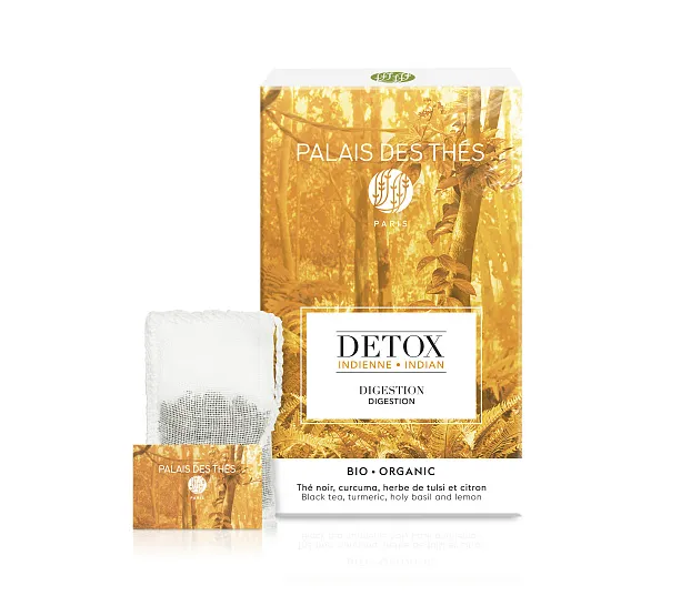 картинка Черный Чай "DETOX Индия. Пищеварение", муслиновые пакетики Palais Des Thés