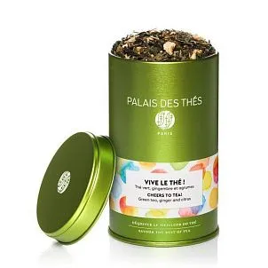  Зеленый чай "Чайная Радость Био", металлическая баночка Palais Des Thés