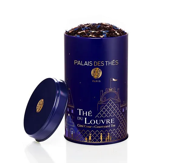 картинка Черный чай "Чай Лувра. Вечерний Дворец", металлическая баночка Palais Des Thés