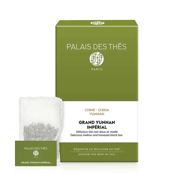 картинка Черный чай "Гран Юньнань Империал Био", муслиновые пакетики Palais Des Thés