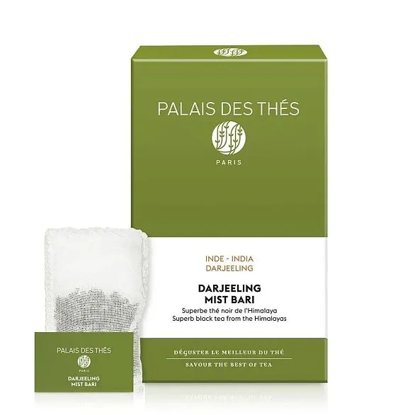 картинка Чёрный чай "Туманы Дарджилинга Био", муслиновые пакетики Palais Des Thés