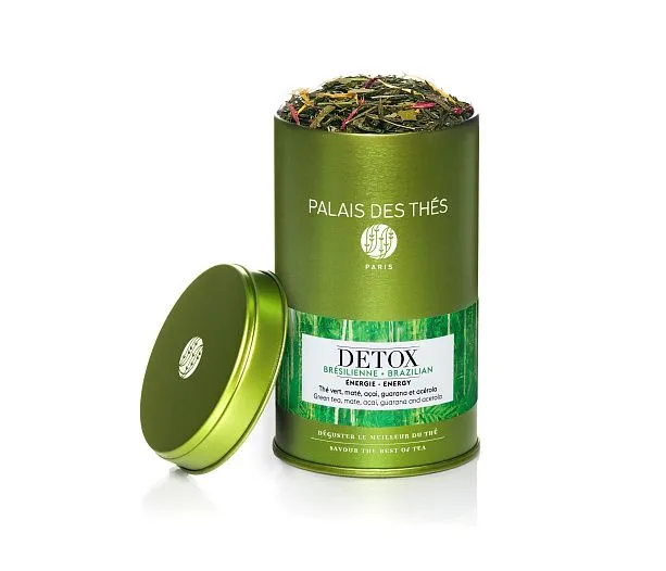 картинка Зеленый чай "DETOX Бразилия", металлическая баночка  Palais Des Thés