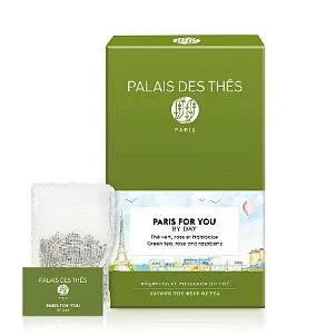  Зеленый чай "Дневной Париж для тебя", муслиновые пакетики Palais Des Thés
