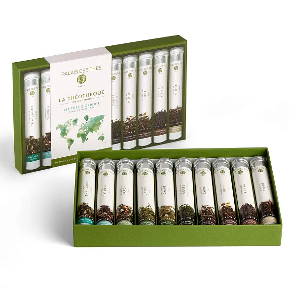 картинка Коллекция Плантационного Чая в металлических трубочках 10 шт Palais Des Thés