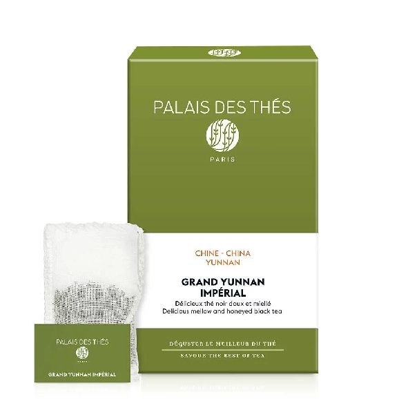 Черный чай "Гран Юньнань Империал Био", муслиновые пакетики Palais Des Thés