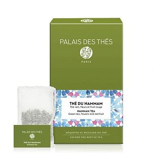  Зеленый чай "Чай Хаммама", муслиновые пакетики Palais Des Thés