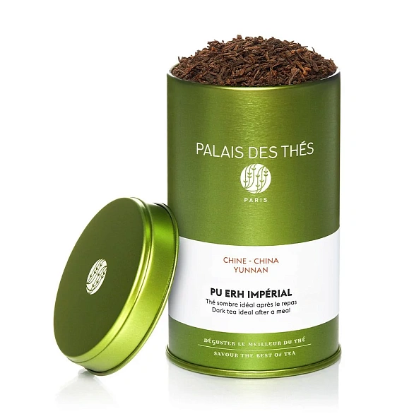 картинка Темный чай "Пуэр Империал", металлическая баночка  Palais Des Thés