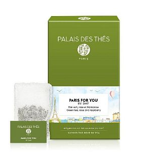  Зеленый чай "Дневной Париж для тебя", муслиновые пакетики Palais Des Thés