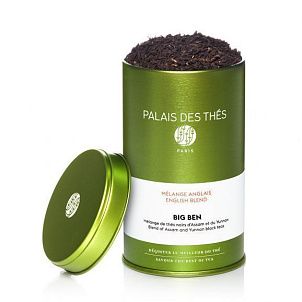  Черный чай "Биг Бен G.F.O.P. Био", металлическая баночка Palais Des Thés