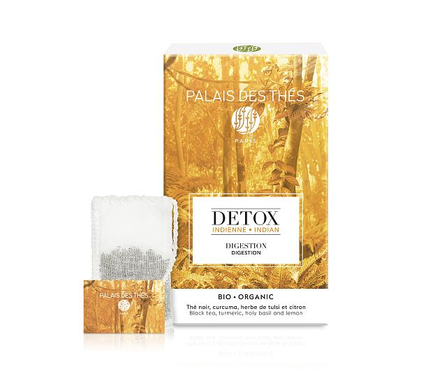 картинка Черный Чай "DETOX Индия. Пищеварение", муслиновые пакетики Palais Des Thés